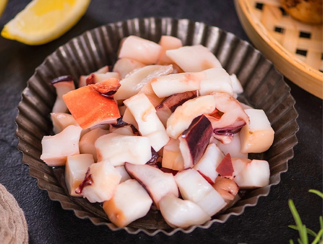 Factory Direct Selling High Quality Nutritious Healthy Frozen Giant Squid Cut